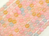 Agate Beads, 6mm(6.5mm) Round Beads-RainbowBeads