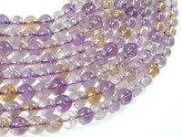 Ametrine, 8mm Round Beads-RainbowBeads