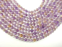 Ametrine, 8mm Round Beads-RainbowBeads