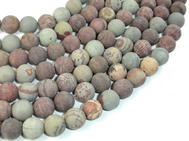 Matte Artistic Jasper, Chohua Jasper, 10mm Round Beads-RainbowBeads