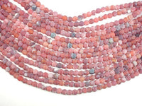 Frosted Matte Agate, 6mm Round Beads-RainbowBeads