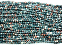 Rain Flower Stone, Gray, 4mm Round Beads-RainbowBeads