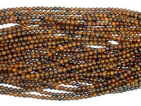 Tiger Iron, Round 4mm Round Beads-RainbowBeads