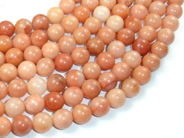 Pink Aventurine Beads, 10mm Round Beads-RainbowBeads