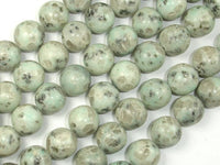 Sesame Jasper Beads, Kiwi Jasper, 12mm-RainbowBeads