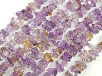 Ametrine, Approx 4mm-10mm Pebble Chips Beads, 16 Inch-RainbowBeads
