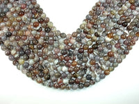 Botswana Agate Beads, 8mm Round Beads-RainbowBeads