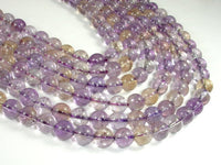 Ametrine, 8mm Round Beads-RainbowBeads