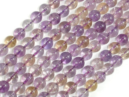 Ametrine, 8mm Round Beads-RainbowBeads