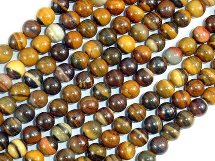 Iron Zebra Jasper Beads, 6mm Round Beads-RainbowBeads