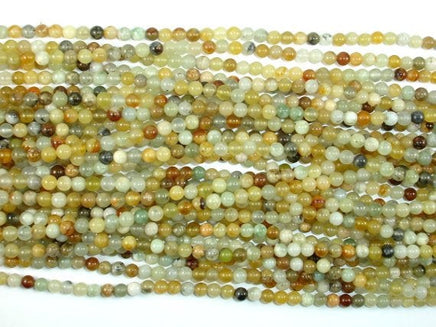 Jade Beads, Round, 4mm-RainbowBeads