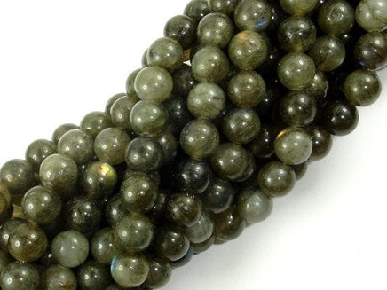 Labradorite Beads, Round, 8mm-RainbowBeads