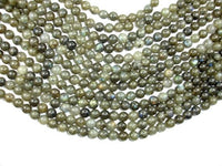 Labradorite Beads, Round, 8mm-RainbowBeads