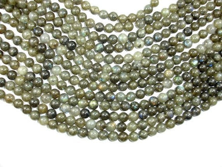 Labradorite Beads, Round, 8mm-RainbowBeads
