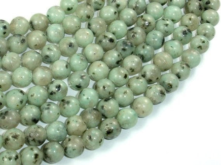 Sesame Jasper Beads, Kiwi Jasper, 8mm Round Beads-RainbowBeads