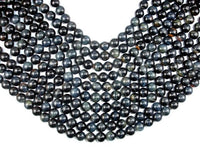 Blue Tiger Eye Beads, 10mm Round Beads-RainbowBeads
