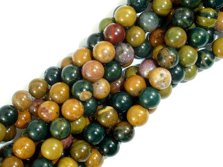 Ocean Jasper, 6mm Round beads-RainbowBeads