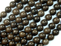 Coffee Jasper, 8mm Round Beads-RainbowBeads