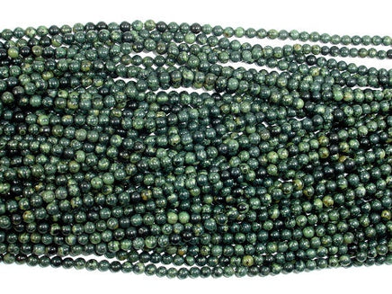 Kambaba Jasper, 4mm Round Beads-RainbowBeads