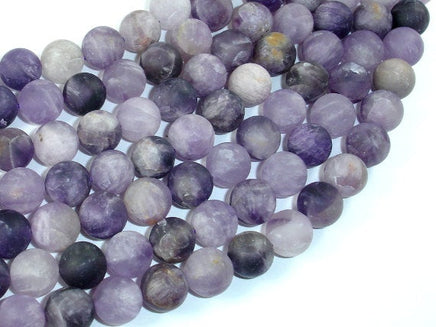 Matte Amethyst Beads, Round, 10mm-RainbowBeads