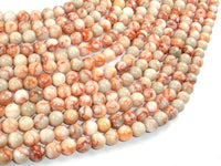 Red Line Jasper, 6mm Round Beads-RainbowBeads