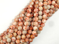 Red Line Jasper, 6mm Round Beads-RainbowBeads