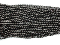 Magnetic Hematite Beads, Round, 4mm-RainbowBeads