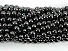 Magnetic Hematite Beads, 6mm, Round Beads-RainbowBeads