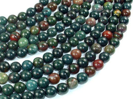 Indian Bloodstone, 8mm Round Beads-RainbowBeads