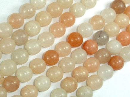 Pink Aventurine Beads, 10mm Round Beads-RainbowBeads