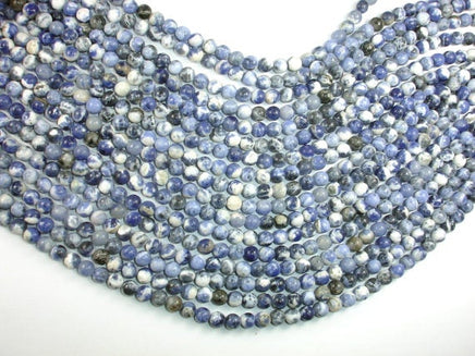 Sodalite Beads, 6mm Round Beads-RainbowBeads