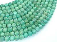 African Amazonite Beads, 7mm Round-RainbowBeads