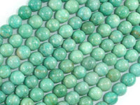 African Amazonite Beads, 7mm Round-RainbowBeads