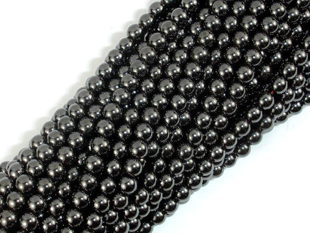 Magnetic Hematite Beads, Round, 4mm-RainbowBeads