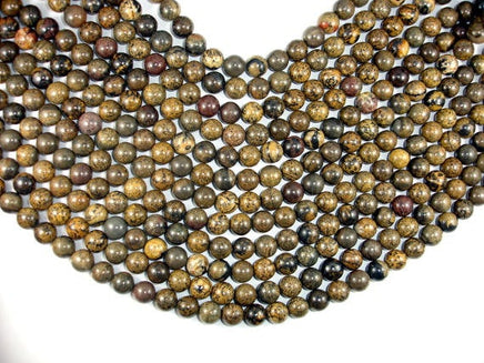Artistic Jasper Beads, 10mm, Round-RainbowBeads