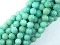 African Amazonite Beads, 10mm(10.4mm) Round Beads , 15.5 Inch-RainbowBeads