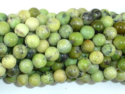 Chrysoprase Beads, 8mm Round Beads-RainbowBeads