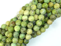 Chrysoprase Beads, 8mm Round Beads-RainbowBeads