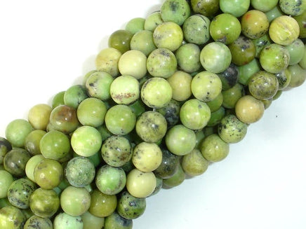 Chrysoprase Beads, 8mm Round Beads-RainbowBeads