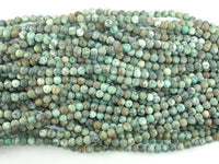 Matte African Turquoise, 6mm Round Beads-RainbowBeads