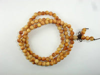 Indonesia Agathis Alba King Wood Beads, 6mm Round-RainbowBeads
