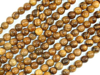 Vietnam Qinan Sandalwood Beads, 6mm(6.3mm) Round Beads, 25 Inch-RainbowBeads