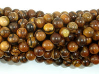 Vietnam Qinan Sandalwood Beads, 8mm(8.3mm) Round Beads, 32 Inch-RainbowBeads