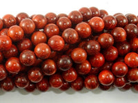 Red Sandalwood Beads, 8mm Round Beads-RainbowBeads