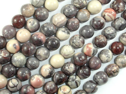 Porcelain Jasper, 8mm Round Beads-RainbowBeads