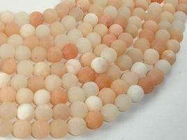 Matte Pink Aventurine Beads, 8mm, Round Beads-RainbowBeads