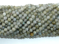 Labradorite Beads, 4mm Round Beads-RainbowBeads