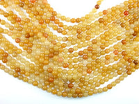 Yellow Aventurine Beads, 6mm(6.7mm) Round Beads-RainbowBeads