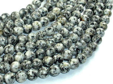 Sesame Jasper Beads, 8mm Round Beads-RainbowBeads