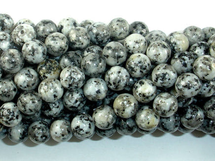 Sesame Jasper Beads, 8mm Round Beads-RainbowBeads